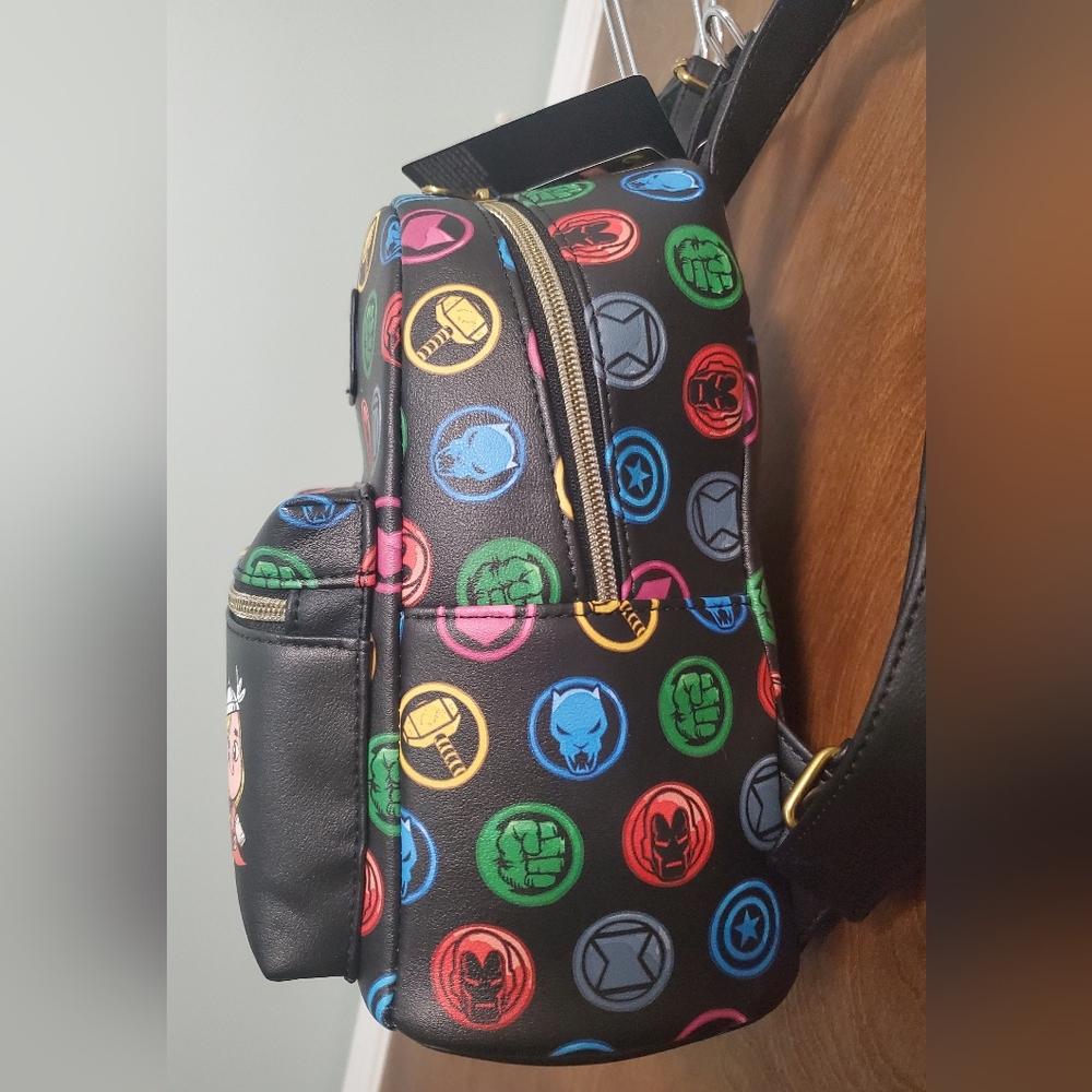 Loungefly Marvel Chibi Avengers Mini Backpack - Picture 5 of 12